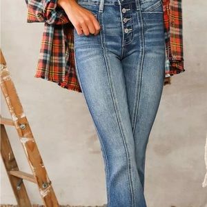 Flying Monkey High Rise Flare Jean 25 X 32